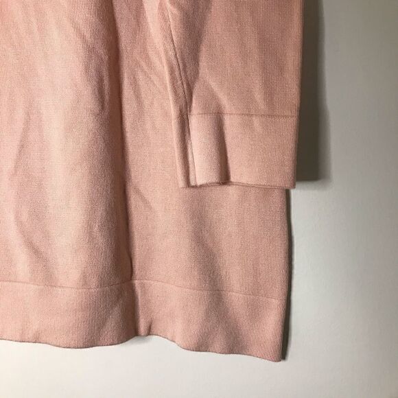 Karl Lagerfeld Paris Pink Pearl Knit crew Sweater - Picture 5 of 6